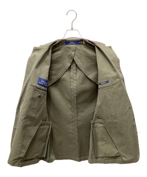 POLO RALPH LAUREN（ポロ・ラルフローレン）POLO RALPH LAUREN (ポロ・ラルフローレン) テーラードジャケット オリーブ サイズ:38の古着・服飾アイテム