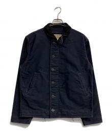 RRL（ダブルアールエル）の古着「ジャングルクロスデッキジャケット」｜ネイビー