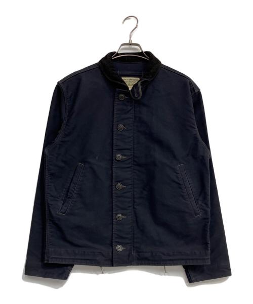 RRL（ダブルアールエル）RRL (ダブルアールエル) ジャングルクロスデッキジャケット ネイビー サイズ:Ｓ/Ｐの古着・服飾アイテム