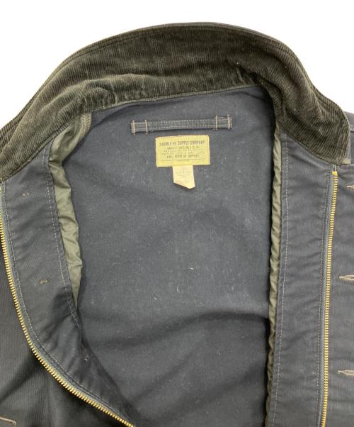RRL（ダブルアールエル）RRL (ダブルアールエル) ジャングルクロスデッキジャケット ネイビー サイズ:Ｓ/Ｐの古着・服飾アイテム