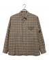 AURALEE（オーラリー）の古着「WASHABLE SUPER LIGHT WOOL CHECK SHIRTS」｜ブラウン