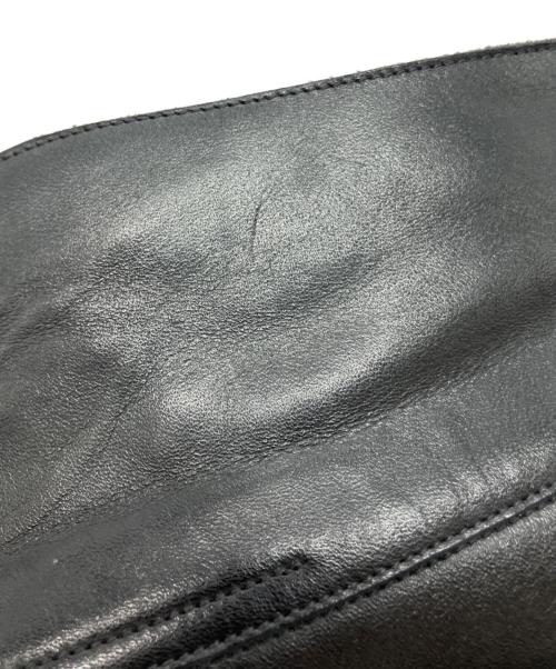 SLOW&CO（スロウアンドコー）SLOW&CO (スロウアンドコー) モカシンブーツ ブラック サイズ:42の古着・服飾アイテム