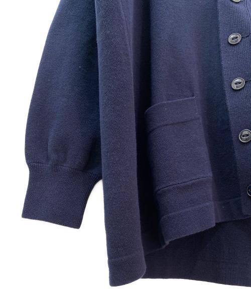 MADISON BLUE（マディソンブルー）MADISON BLUE (マディソンブルー) BIG CARDIGAN COTTON ネイビー サイズ:01の古着・服飾アイテム