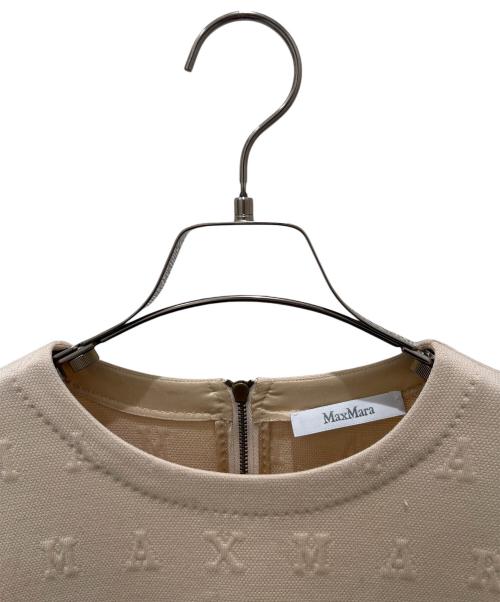 MaxMara（マックスマーラ）MaxMara (マックスマーラ) MALIA DRESS ベージュ サイズ:40の古着・服飾アイテム