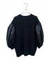 MaxMara (マックスマーラ) VITTOR タフタスリーブウール  ニットドレス ブラック サイズ:S：40000円