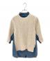 sacai（サカイ）の古着「Denim Knit Combo」｜アイボリー