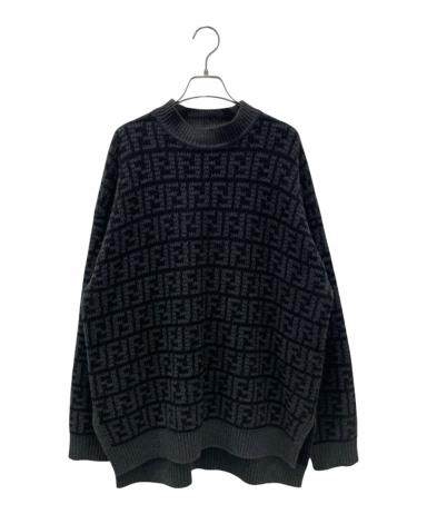 中古・古着通販】FENDI (フェンディ) FFロゴ ズッカ柄 カシミヤ 長袖