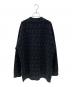 FENDI (フェンディ) FFロゴ ズッカ柄 カシミヤ 長袖ニット グレー サイズ:38：80000円