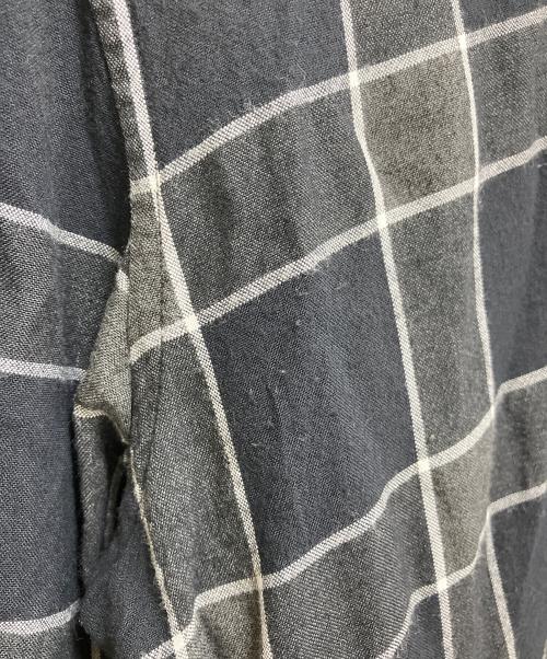 Saint Laurent Paris（サンローランパリ）Saint Laurent Paris (サンローランパリ) チェックシャツ ブラック サイズ:38の古着・服飾アイテム