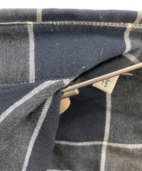 Saint Laurent Paris（サンローランパリ）Saint Laurent Paris (サンローランパリ) チェックシャツ ブラック サイズ:38の古着・服飾アイテム