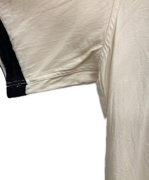 テーラー東洋（テーラートウヨウ）テーラー東洋 (テーラートウヨウ) SUKA BOWLING SHIRT ベージュ×ブラック サイズ:Lの古着・服飾アイテム