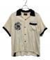 テーラー東洋（テーラートウヨウ）の古着「SUKA BOWLING SHIRT」｜ベージュ×ブラック