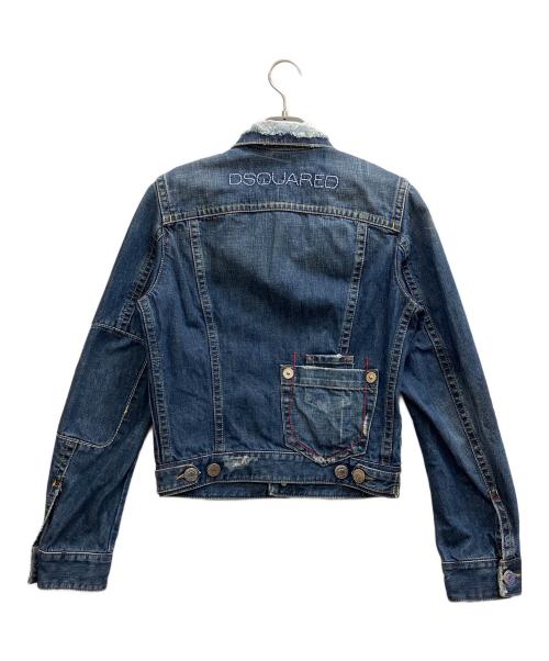 DSQUARED2（ディースクエアード）DSQUARED2 (ディースクエアード) デニムジャケット インディゴ サイズ:44の古着・服飾アイテム