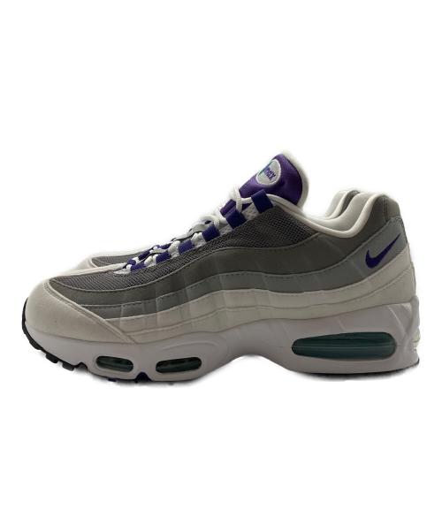 NIKE（ナイキ）NIKE (ナイキ) AIR MAX 95 BIG BUBBLE ホワイト×パープル サイズ:27.5cmの古着・服飾アイテム
