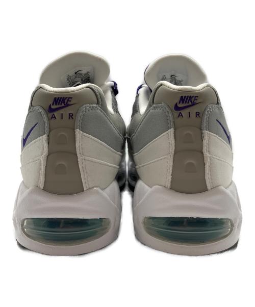 NIKE（ナイキ）NIKE (ナイキ) AIR MAX 95 BIG BUBBLE ホワイト×パープル サイズ:27.5cmの古着・服飾アイテム