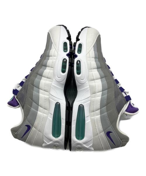 NIKE（ナイキ）NIKE (ナイキ) AIR MAX 95 BIG BUBBLE ホワイト×パープル サイズ:27.5cmの古着・服飾アイテム