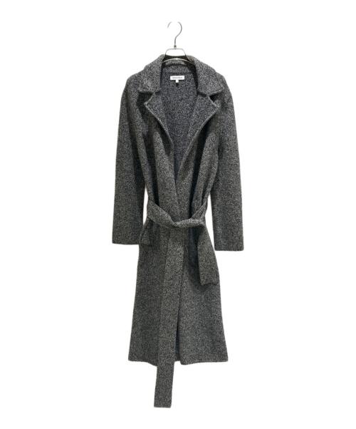MADISON BLUE（マディソンブルー）MADISON BLUE (マディソンブルー) HEATHER BELTED KNIT COAT ヘザーベルテッドニット コート　MB184-8004 グレー サイズ:00/XSの古着・服飾アイテム