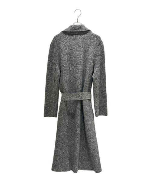 MADISON BLUE（マディソンブルー）MADISON BLUE (マディソンブルー) HEATHER BELTED KNIT COAT ヘザーベルテッドニット コート　MB184-8004 グレー サイズ:00/XSの古着・服飾アイテム