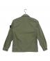STONE ISLAND (ストーンアイランド) コンパスパッチ ジップアップオーバーサイズシャツジャケット オリーブ サイズ:Ｍ：40000円