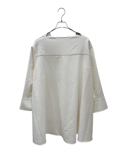 LE PHIL（ル フィル）LE PHIL (ル フィル) Vネックブラウス ホワイト サイズ:Freeの古着・服飾アイテム