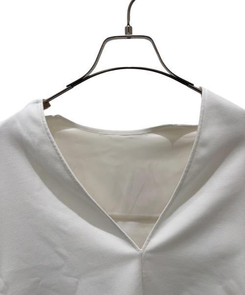 LE PHIL（ル フィル）LE PHIL (ル フィル) Vネックブラウス ホワイト サイズ:Freeの古着・服飾アイテム