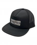 COOTIE PRODUCTIONSクーティープロダクツ）の古着「Polyester Twill 5 Panel Mesh Cap」｜ブラック