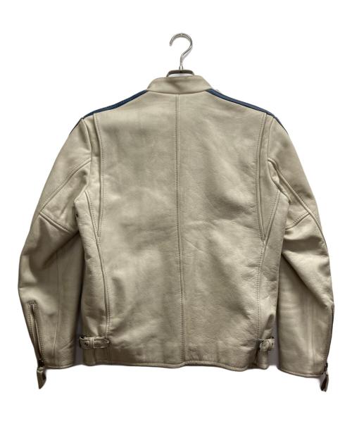 Schott（ショット）Schott (ショット) クラシックレーサージャケット アイボリー サイズ:Ⅼの古着・服飾アイテム