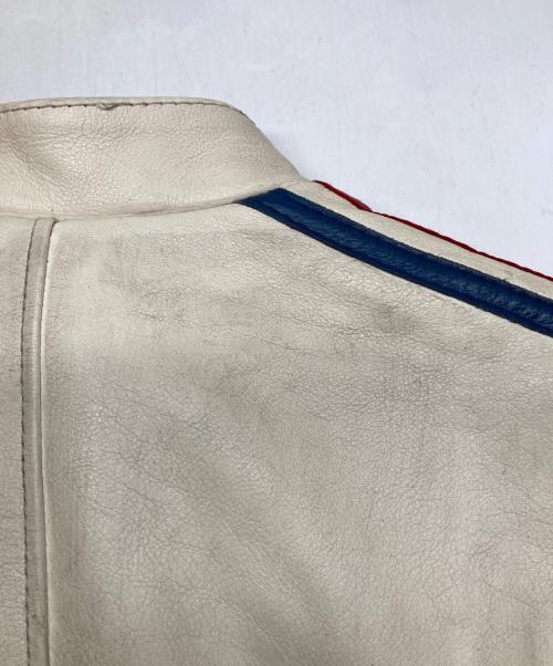 Schott（ショット）Schott (ショット) クラシックレーサージャケット アイボリー サイズ:Ⅼの古着・服飾アイテム