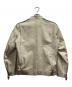 Schott (ショット) クラシックレーサージャケット アイボリー サイズ:Ⅼ：17000円