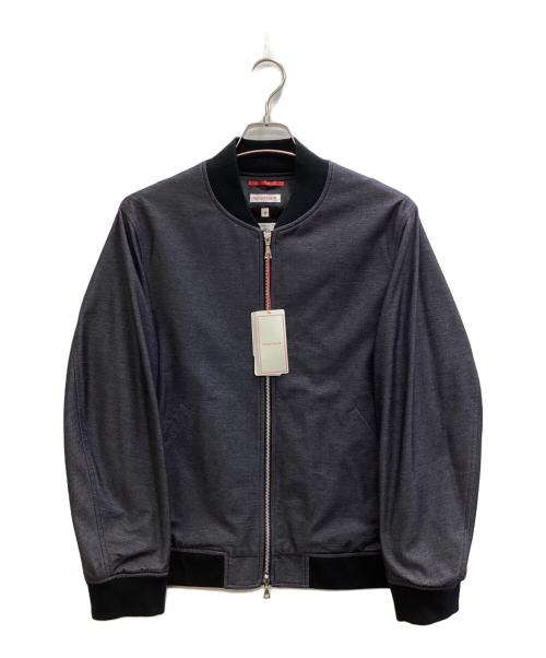 DRESSTERIOR（ドレステリア）DRESSTERIOR (ドレステリア) ALBINI デニムジャージMA－1 ネイビー サイズ:M 未使用品の古着・服飾アイテム