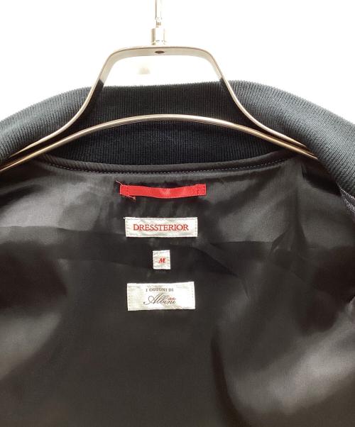 DRESSTERIOR（ドレステリア）DRESSTERIOR (ドレステリア) ALBINI デニムジャージMA－1 ネイビー サイズ:M 未使用品の古着・服飾アイテム