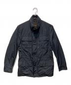 MOORERムーレー）の古着「フィールドジャケット」｜ブラック