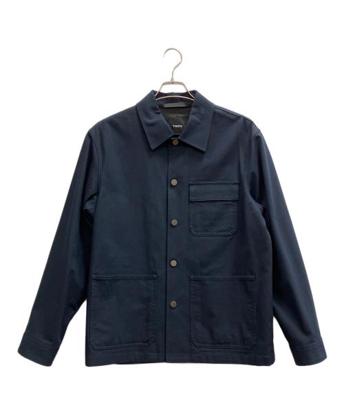 theory（セオリー）theory (セオリー) Canvas Stretch Utility Coat ネイビー サイズ:Sの古着・服飾アイテム