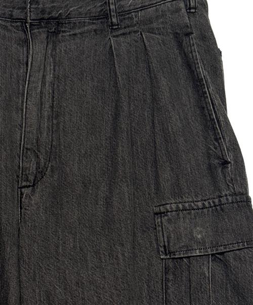 WTAPS（ダブルタップス）WTAPS (ダブルタップス) 25 S/S WTAPS MILT2301 / TROUSERS / COTTON. DENIM ブラック サイズ:01の古着・服飾アイテム