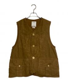 VISVIM（ビズビム）の古着「GUSTO DOWN VEST -LT.BROWN-」｜ブラウン