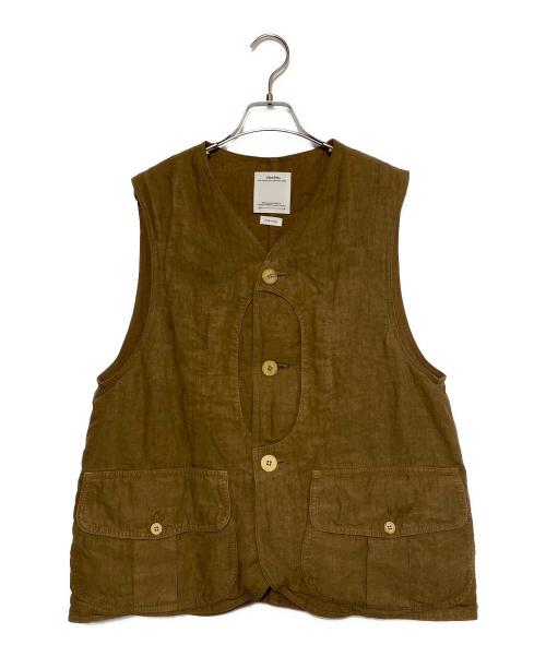 VISVIM（ビズビム）VISVIM (ビズビム) GUSTO DOWN VEST -LT.BROWN- ブラウン サイズ:2の古着・服飾アイテム