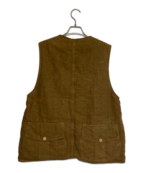 VISVIM（ビズビム）VISVIM (ビズビム) GUSTO DOWN VEST -LT.BROWN- ブラウン サイズ:2の古着・服飾アイテム