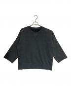 VISVIMビズビム）の古着「JUMBO SB SWEAT 3/4  DMGD BLACK」｜ブラック