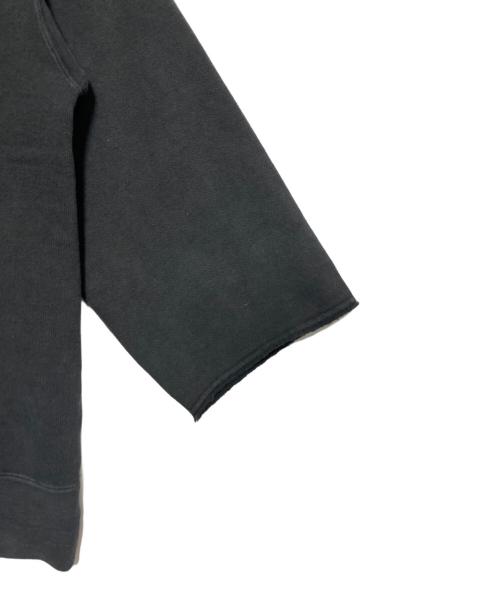 VISVIM（ビズビム）VISVIM (ビズビム) JUMBO SB SWEAT 3/4  DMGD BLACK ブラック サイズ:2の古着・服飾アイテム