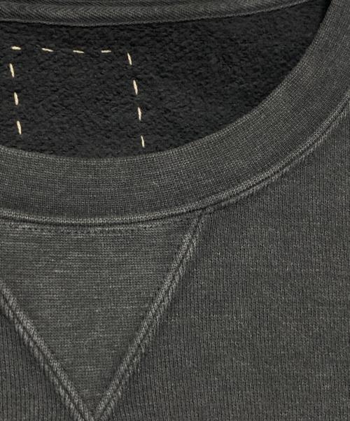 VISVIM（ビズビム）VISVIM (ビズビム) JUMBO SB SWEAT 3/4  DMGD BLACK ブラック サイズ:2の古着・服飾アイテム