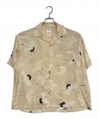 VISVIMビズビム）の古着「CROSBY SHIRT S/S HIKAKU」｜ベージュ