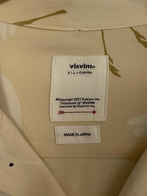 VISVIM（ビズビム）VISVIM (ビズビム) CROSBY SHIRT S/S HIKAKU ベージュ サイズ:2の古着・服飾アイテム