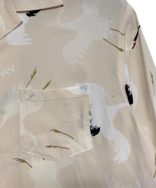 VISVIM（ビズビム）VISVIM (ビズビム) CROSBY SHIRT S/S HIKAKU ベージュ サイズ:2の古着・服飾アイテム