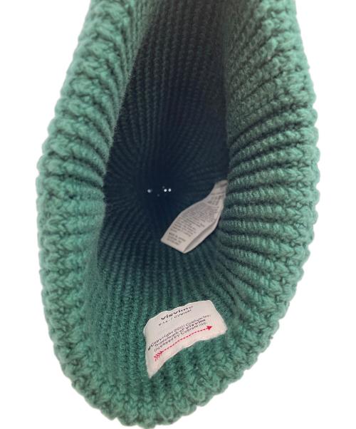 VISVIM（ビズビム）VISVIM (ビズビム) KNIT BEANIE (COTTON) グリーン サイズ:Freeの古着・服飾アイテム