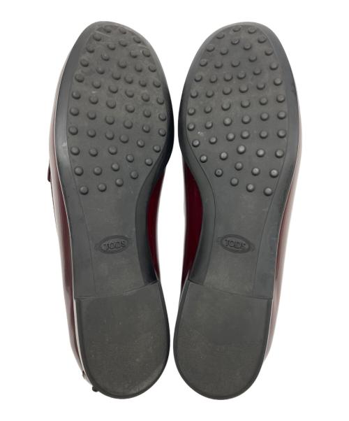 TOD'S（トッズ）TOD'S (トッズ) ビットローファー レッド サイズ:37 1/2の古着・服飾アイテム