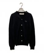 PLAY COMME des GARCONSプレイコムデギャルソン）の古着「ニットカーディガン」｜ブラック