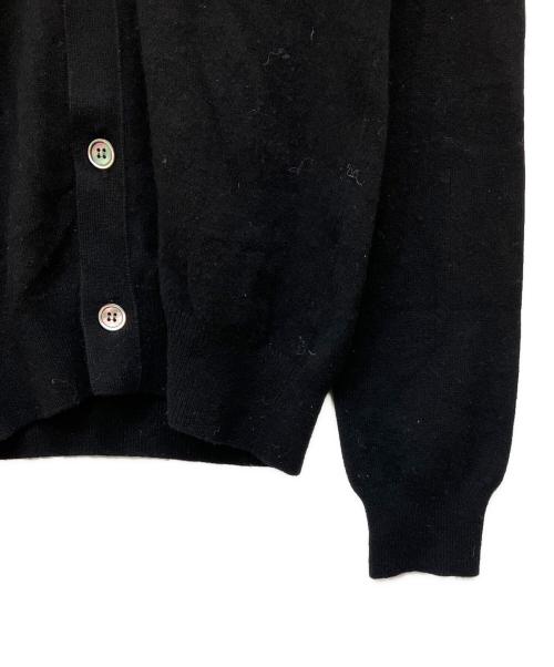 PLAY COMME des GARCONS（プレイコムデギャルソン）PLAY COMME des GARCONS (プレイコムデギャルソン) ニットカーディガン ブラック サイズ:Sの古着・服飾アイテム