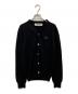 PLAY COMME des GARCONS（プレイコムデギャルソン）の古着「ニットカーディガン」｜ブラック