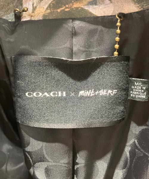 COACH（コーチ）COACH (コーチ) mint+serf (ミントアンドサーフ) ペイントトレンチコート ベージュ サイズ:M/Lの古着・服飾アイテム