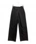 CLANE（クラネ）の古着「TUCK HERRINGBONE SLACKS」｜ブラック